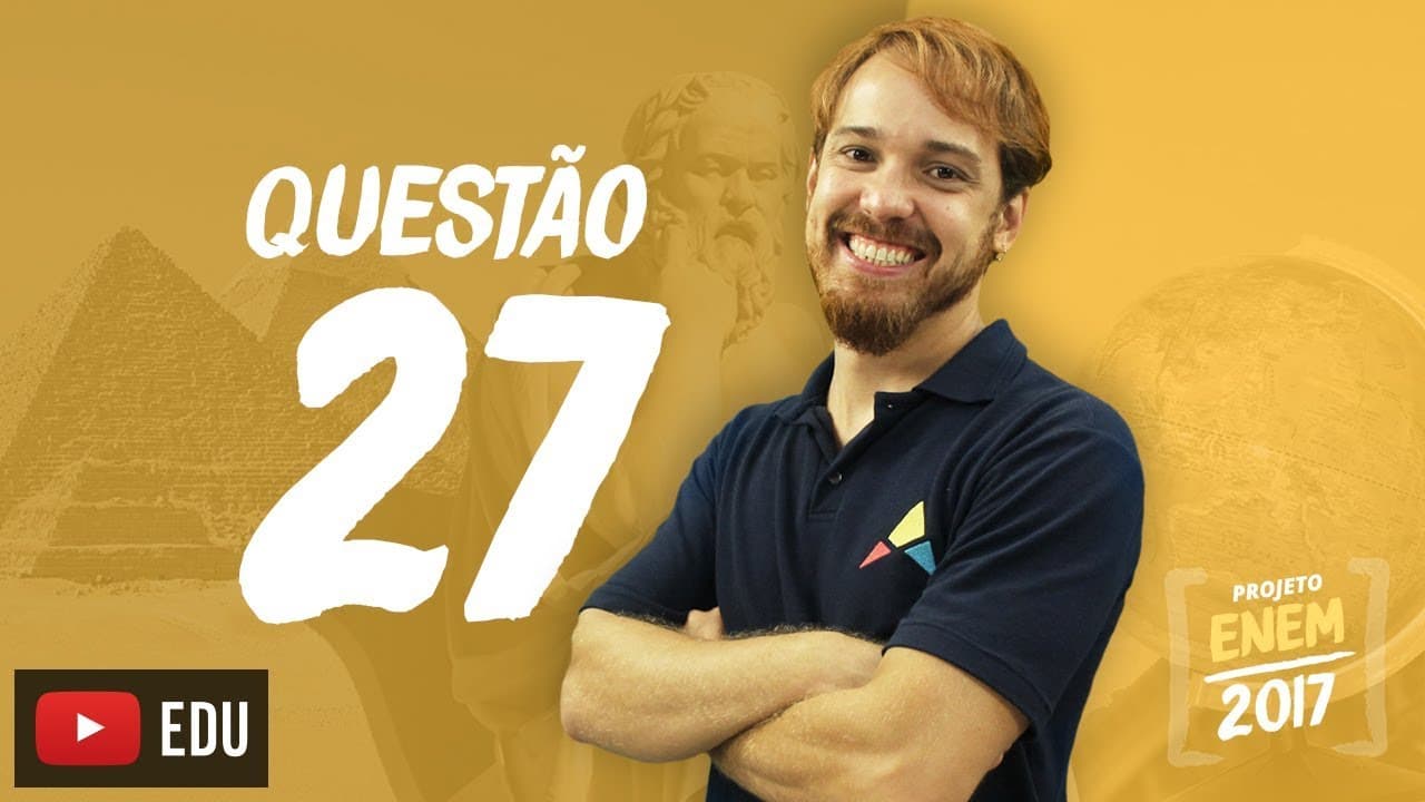 Thumbnail: Enem 2016 - Ciências Humanas | Questão 27 (Caderno Branco)