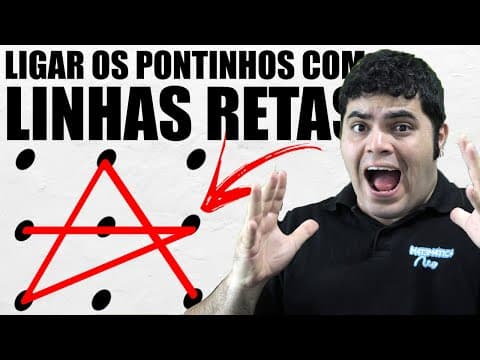 Thumbnail da aula: ⚠️ LIGAR OS PONTOS SEM TIRAR A CANETA DO PAPEL Questão de Raciocínio Lógico Bugante!