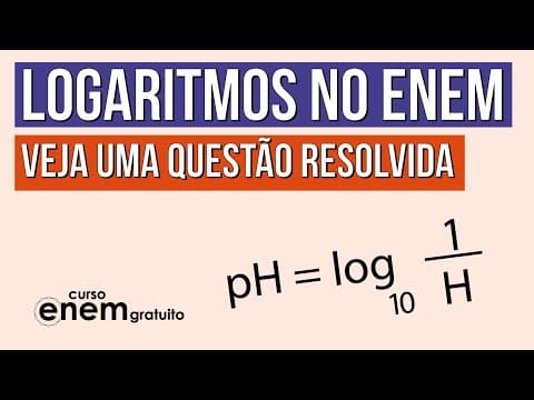 Thumbnail da aula: LOGARITMOS NO ENEM: veja uma questão resolvida | Matemática para o Enem | Lucas Borguezan