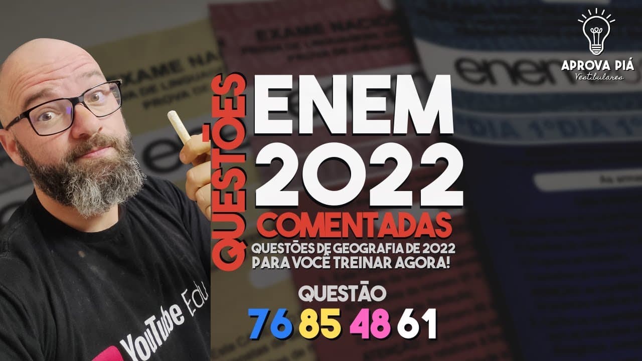 Thumbnail: Enem 2022 Geografia - Questão 76 Prova Azul