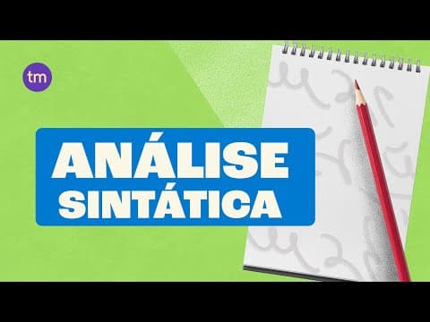 Thumbnail da aula: Análise Sintática | A receita perfeita