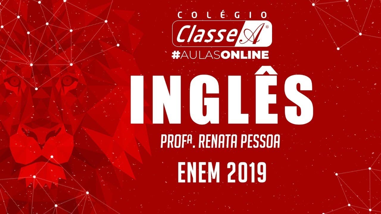 Thumbnail: RESOLUÇÃO DO ENEM 2019 - Inglês