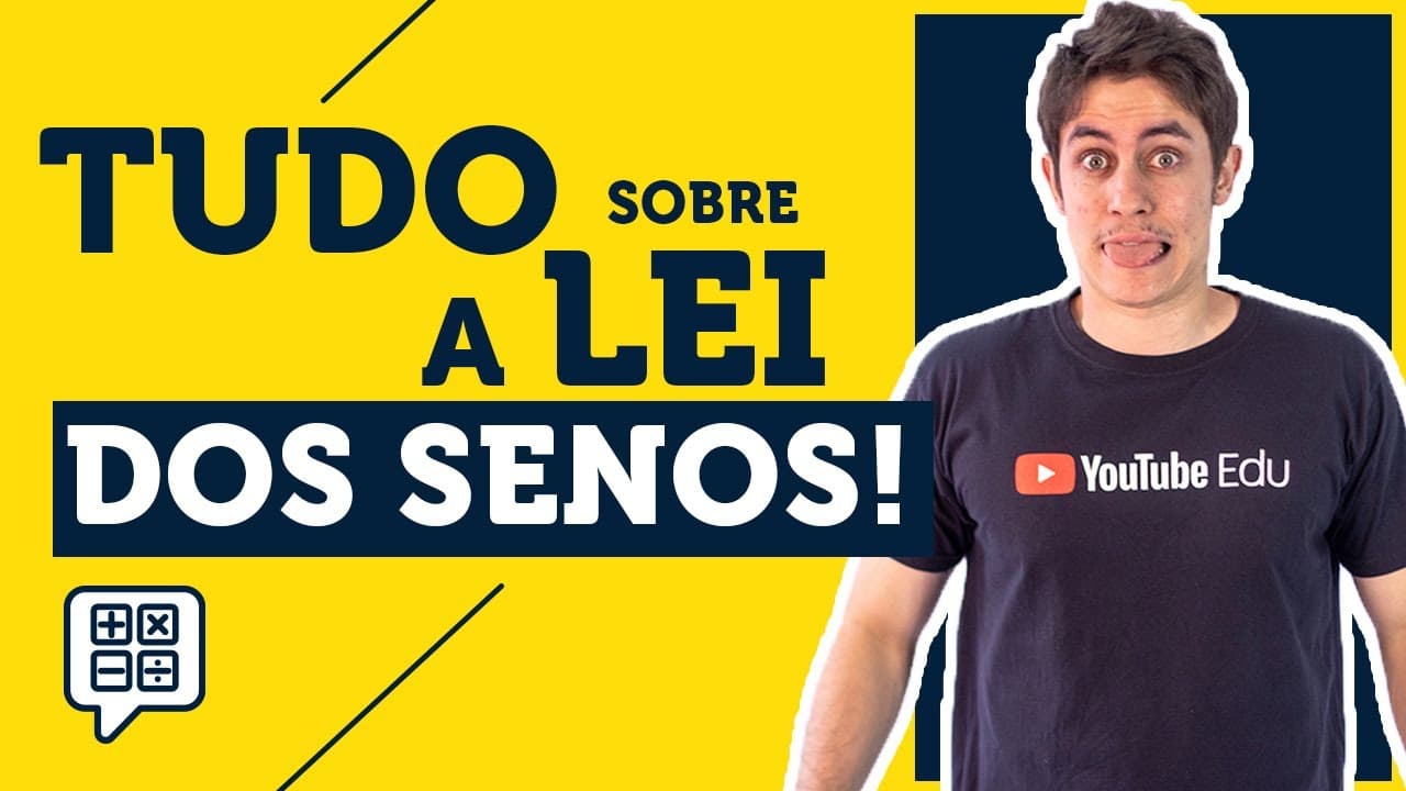 Thumbnail: Lei dos SENOS (Aula de MATEMÁTICA) | Demonstração, Explicação e Exercícios
