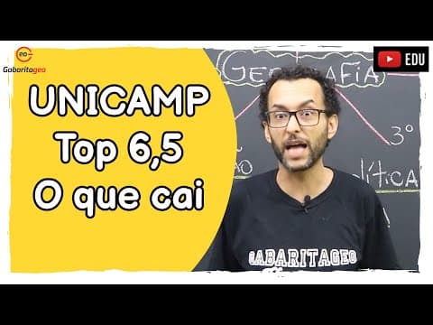 Thumbnail da aula: O que mais cai na UNICAMP 2022 | Geografia |