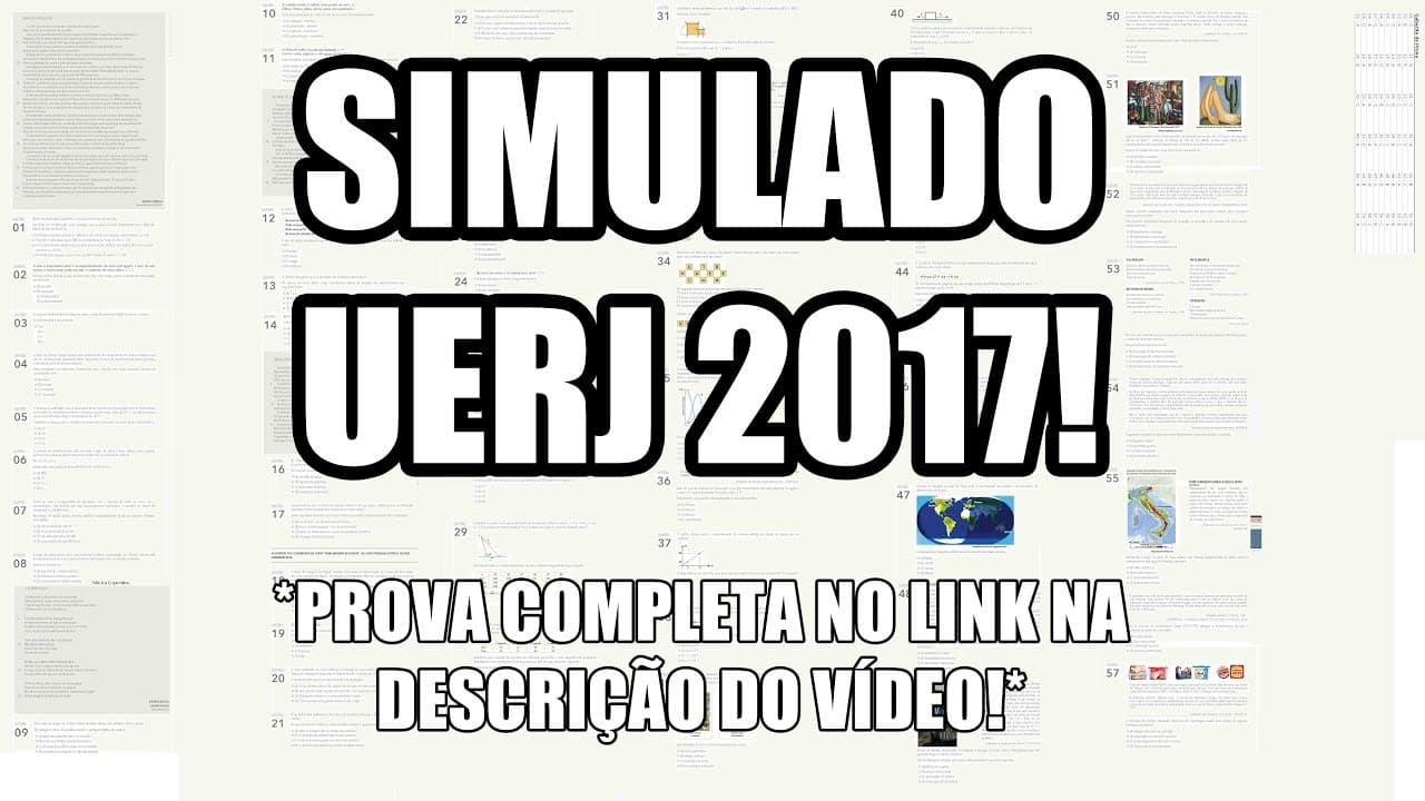 Thumbnail: SIMULADO UERJ 2017 (PROVA E GABARITO COMPLETO)