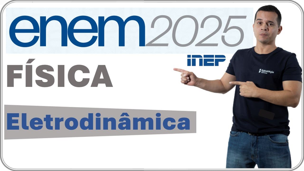 Thumbnail: ENEM 2025 | QUESTÃO 94 | RÉGUAS ELÉTRICAS SÃO DISPOSITIVOS QUE PERMITEM A LIGAÇÃO SEGURA