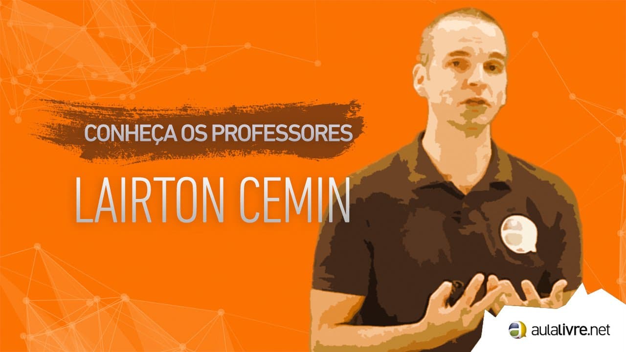 Thumbnail: Conheça os Professores #10 - Lairton Cemin - Espanhol - Palavras Importantes