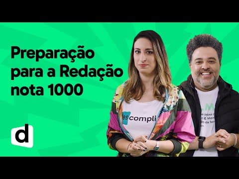 Thumbnail da aula: TODA REDAÇÃO NOTA 1000 NO ENEM TEM ESSA LISTA DE COISAS | ESQUENTA ENEM | DESCOMPLICA