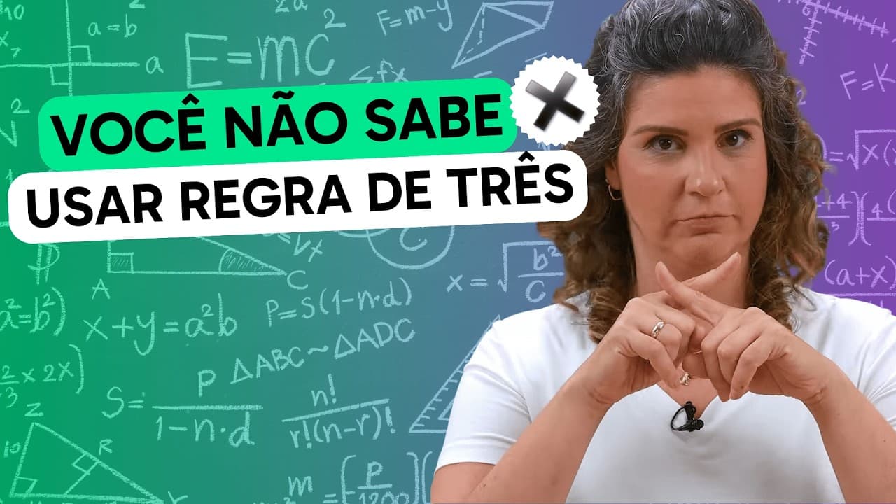 Thumbnail: Como usar REGRA de TRÊS no Enem 2024 | MATEMÁTICA