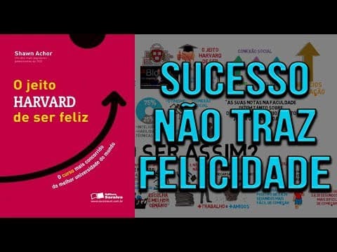 Thumbnail da aula: O JEITO HARVARD DE SER FELIZ | por Shawn Achor | Resumo Animado