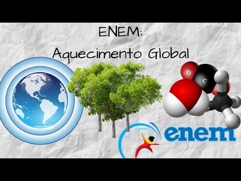 Thumbnail da aula: #10 - ENEM 2009 - Questão 1:  Moléculas responsáveis pelo aquecimento global