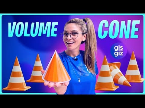 Thumbnail da aula: VOLUME DO CONE - GEOMETRIA ESPACIAL