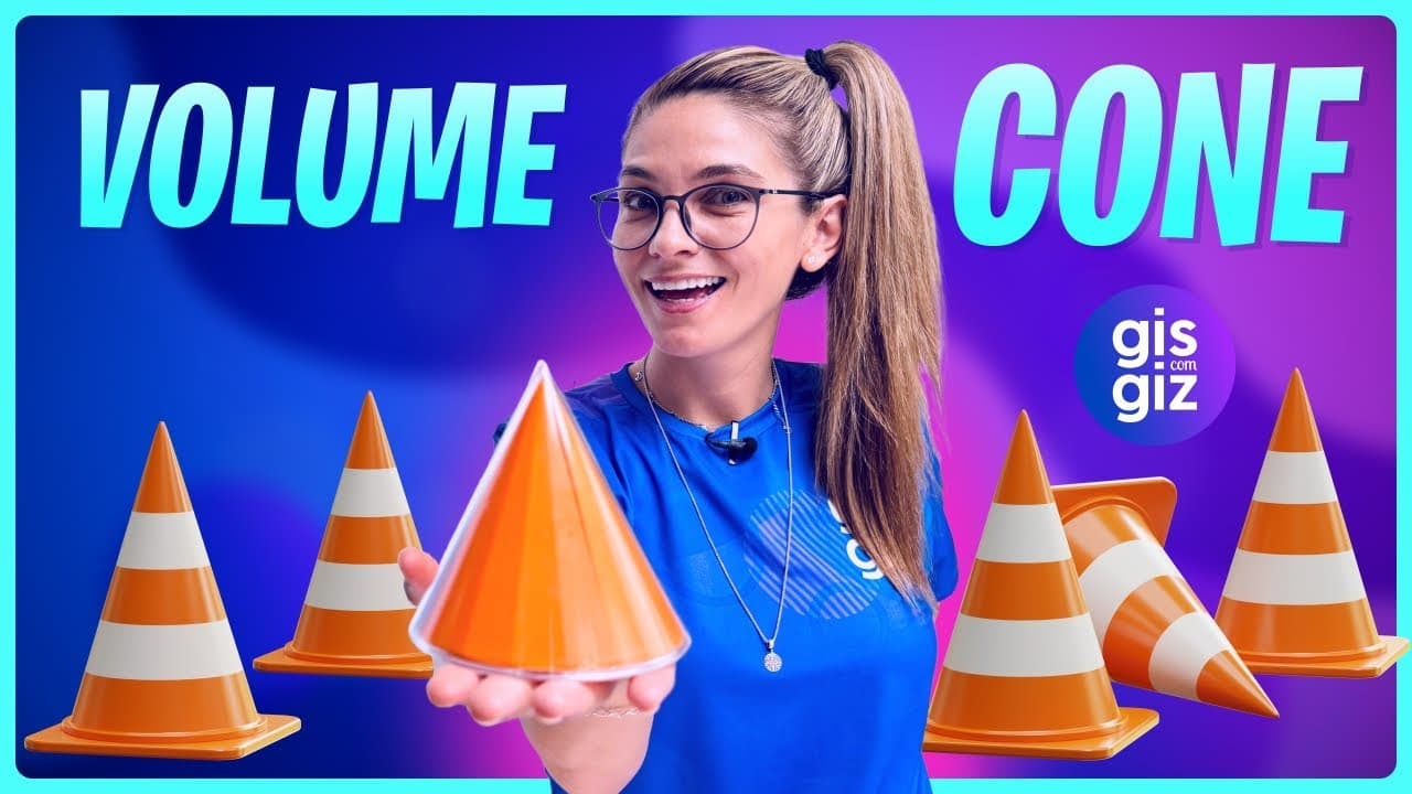 Thumbnail: VOLUME DO CONE - GEOMETRIA ESPACIAL