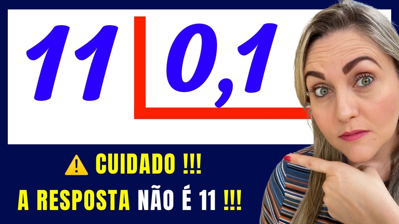 Thumbnail: 🤯APRENDA COMO FAZER DIVISÃO COM VÍRGULA !!! Matemática básica todo dia.📚🚀