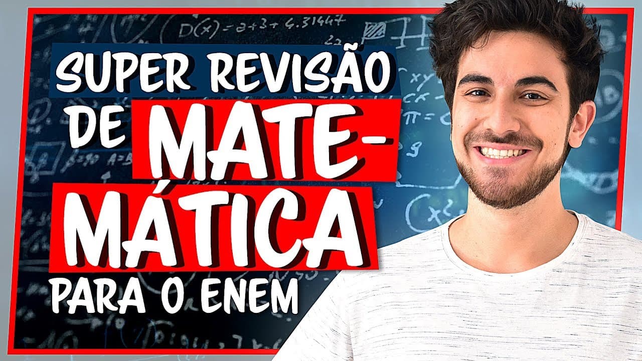 Thumbnail: ⭐ O que MAIS CAI em MATEMÁTICA no ENEM: Revisão COMPLETA