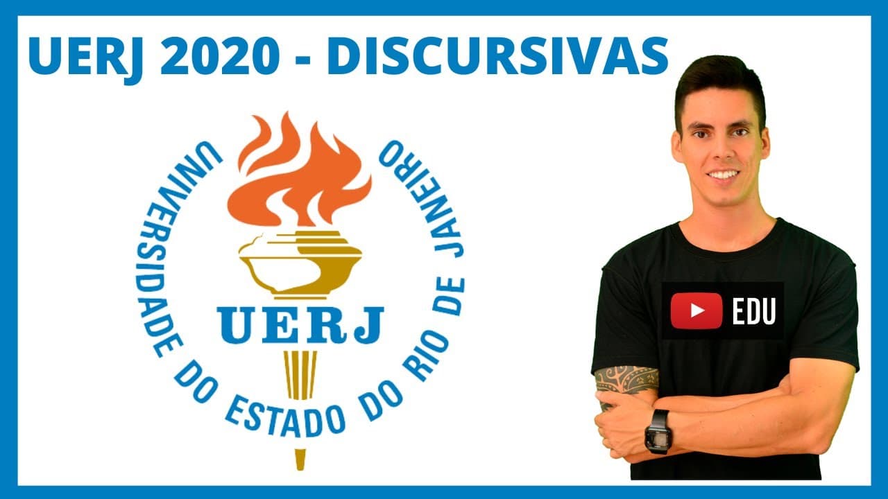 Thumbnail: UERJ 2020 DISCURSIVAS (PARTE 1) - PROFESSOR GUSTAVO SCHMIDT