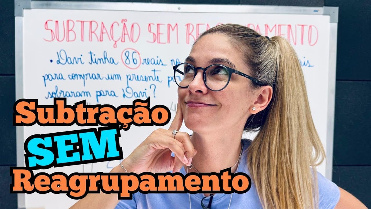 Thumbnail: SUBTRAÇÃO SEM REAGRUPAMENTO COM MATERIAL DOURADO 3º e 4º ano