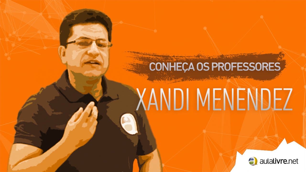 Thumbnail: Conheça os Professores #04 - Xandi Menendez - Espanhol - Formación del Plural