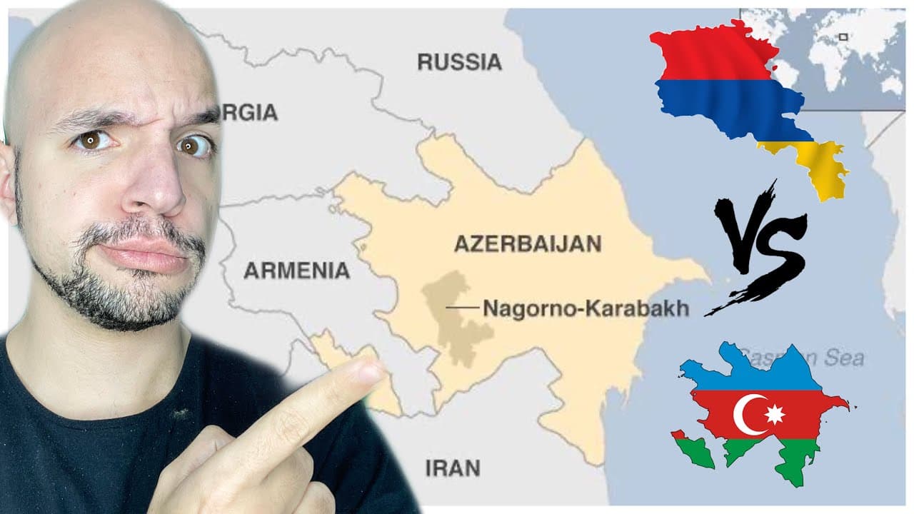 Thumbnail: Azerbaijão x Armênia: entenda o conflito em Nagorno Karabakh | Ricardo Marcílio