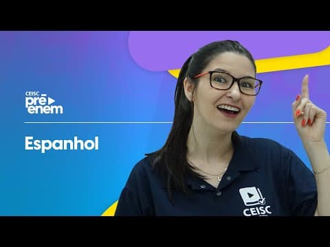 Thumbnail da aula: AULA ABERTA | REVISÃO AO VIVO ENEM 2020 | ESPANHOL | Profª. Angelle Vargas