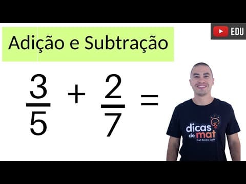 Thumbnail da aula: COMO RESOLVER FRAÇÕES COM DENOMINADORES DIFERENTES