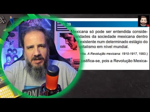 Thumbnail da aula: UNESP - Revolução Mexicana e os setores sociais envolvidos