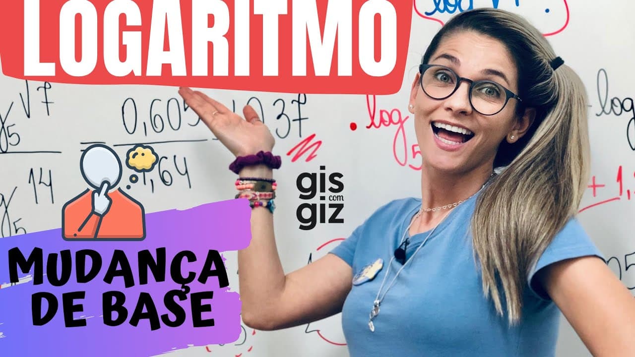 Thumbnail: LOGARITMO MUDANÇA DE BASE \Prof. Gis/ LOG