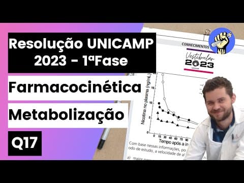 Thumbnail da aula: ✏️UNICAMP 2023 | Os cigarros eletrônicos, de modo geral, contêm uma cápsula com uma solução líquida