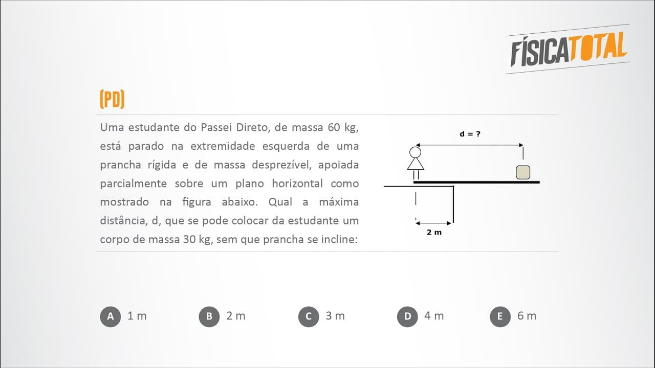 Thumbnail: Alavanca interfixa | equilíbrio de corpo extenso e rígido | DICA INCRÍVEL | nunca mais erre.