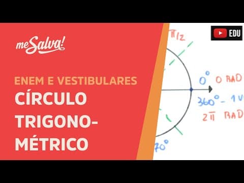 Thumbnail da aula: Me Salva! TRG03 - Trigonometria - Círculo trigonométrico