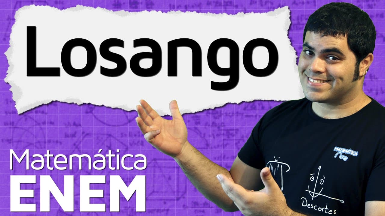 Thumbnail: Área e Perímetro do Losango e suas Diagonais | Matemática do ENEM