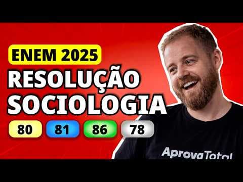 Thumbnail da aula: ENEM 2025 SOCIOLOGIA – Questão 80 | Em decorrência da naturalização da inferioridade social da