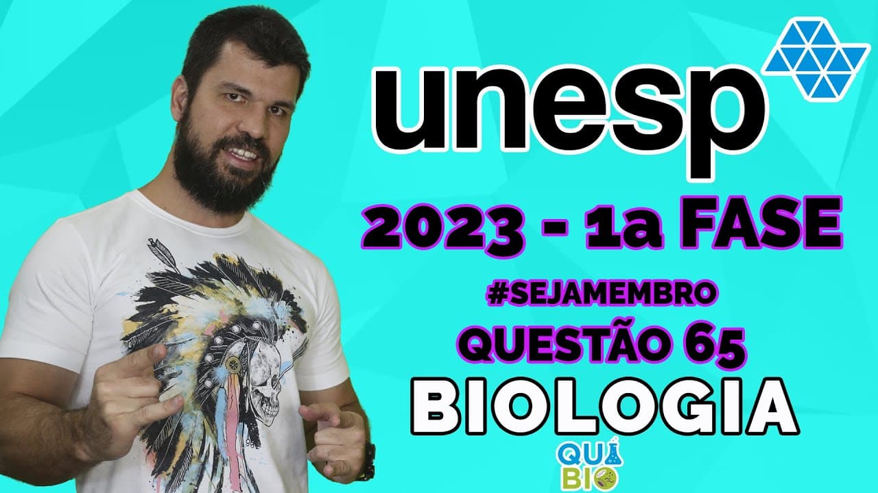 Thumbnail: UNESP 2023 - Questão 65 - Fábio e Rogério dois irmãos gêmeos monozigóticos adultos e saudáveis enco