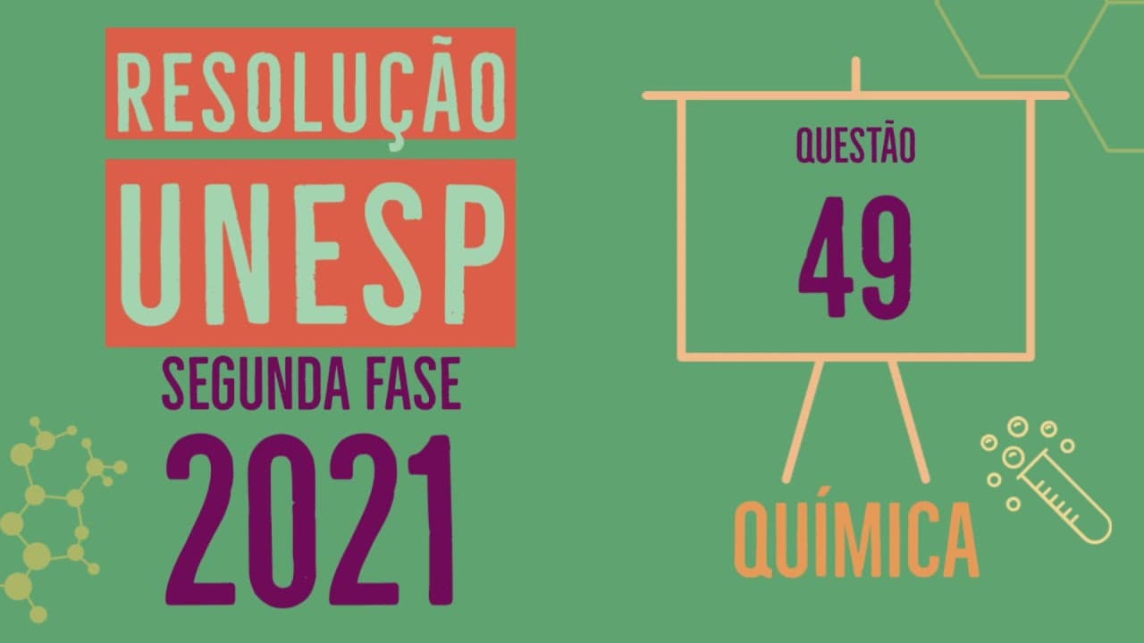Thumbnail: UNESP 2021 | Segunda Fase | Questão 49