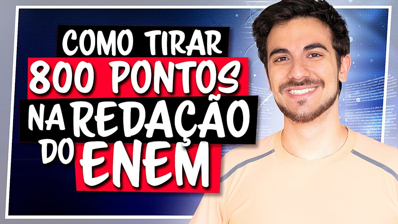 Thumbnail: Como tirar 800+ na REDAÇÃO do Enem | Dicas de Última Hora