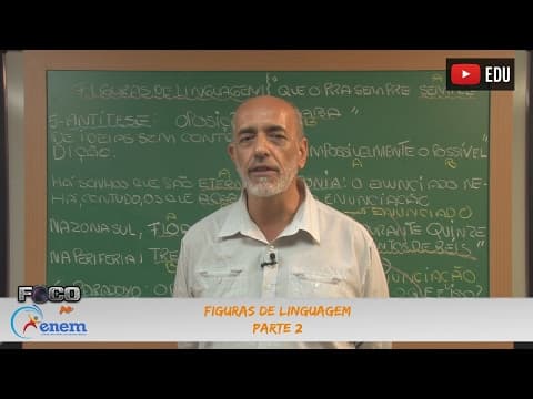 Thumbnail da aula: Videoaulas Poliedro | Enem | Figuras de Linguagem - Parte 2