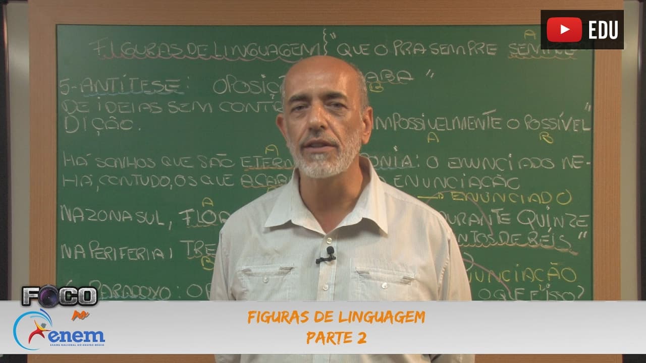 Thumbnail: Videoaulas Poliedro | Enem | Figuras de Linguagem - Parte 2