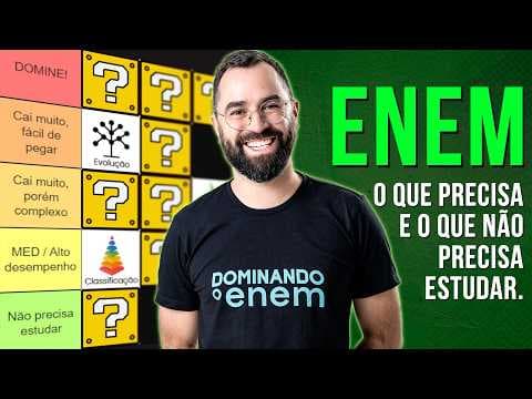 Thumbnail da aula: Ranking dos assuntos de biologia para o ENEM 2024 | Prof. Guilherme