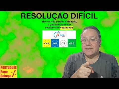 Thumbnail da aula: Questões do ENEM CLXIV- Aula 735 (versão para smartphones e i-phones)
