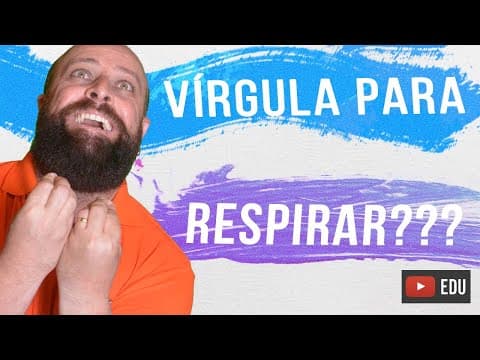 Thumbnail da aula: Uso da Vírgula! Com Prof. Noslen!