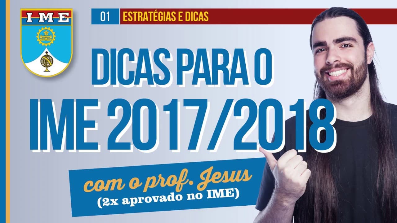 Thumbnail: Dicas para a 1ª Fase do IME 2017-2018
