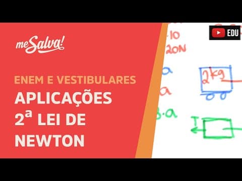 Thumbnail da aula: Segunda Lei de Newton - Exemplo 1 | ENEM e Vestibulares | Me Salva!