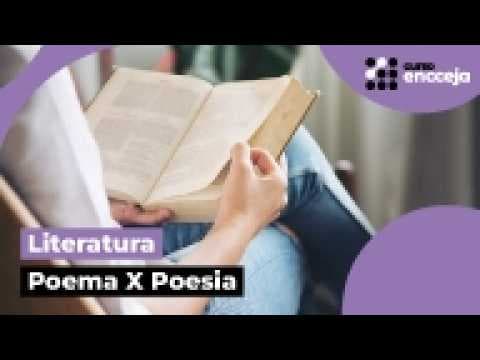 Thumbnail da aula: POEMA x POESIA | RESUMO DE LITERATURA PARA O ENCCEJA