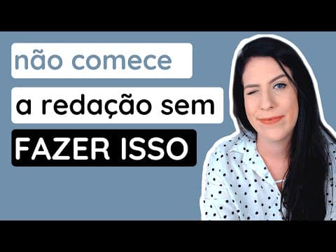 Thumbnail da aula: Como começar uma redação do Enem do zero