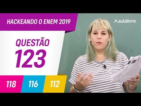 Thumbnail da aula: Enem 2019 | Biologia: Fisiologia celular | Questão 123 (cinza)