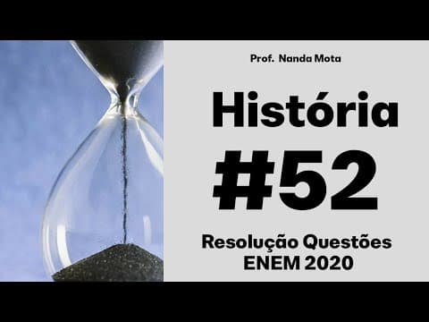 Thumbnail da aula: ENEM 2020 -  Dois grandes eventos históricos tornaram possível um caso como o de Menocchio: