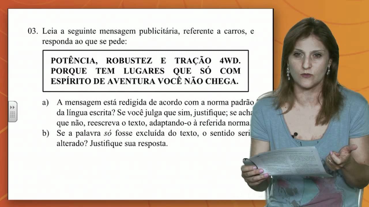 Thumbnail: Língua Portuguesa - Fuvest 2012 - 2ª fase - 1º dia