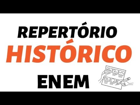 Thumbnail da aula: REPERTÓRIO HISTÓRICO PARA O ENEM  #redacaoenem