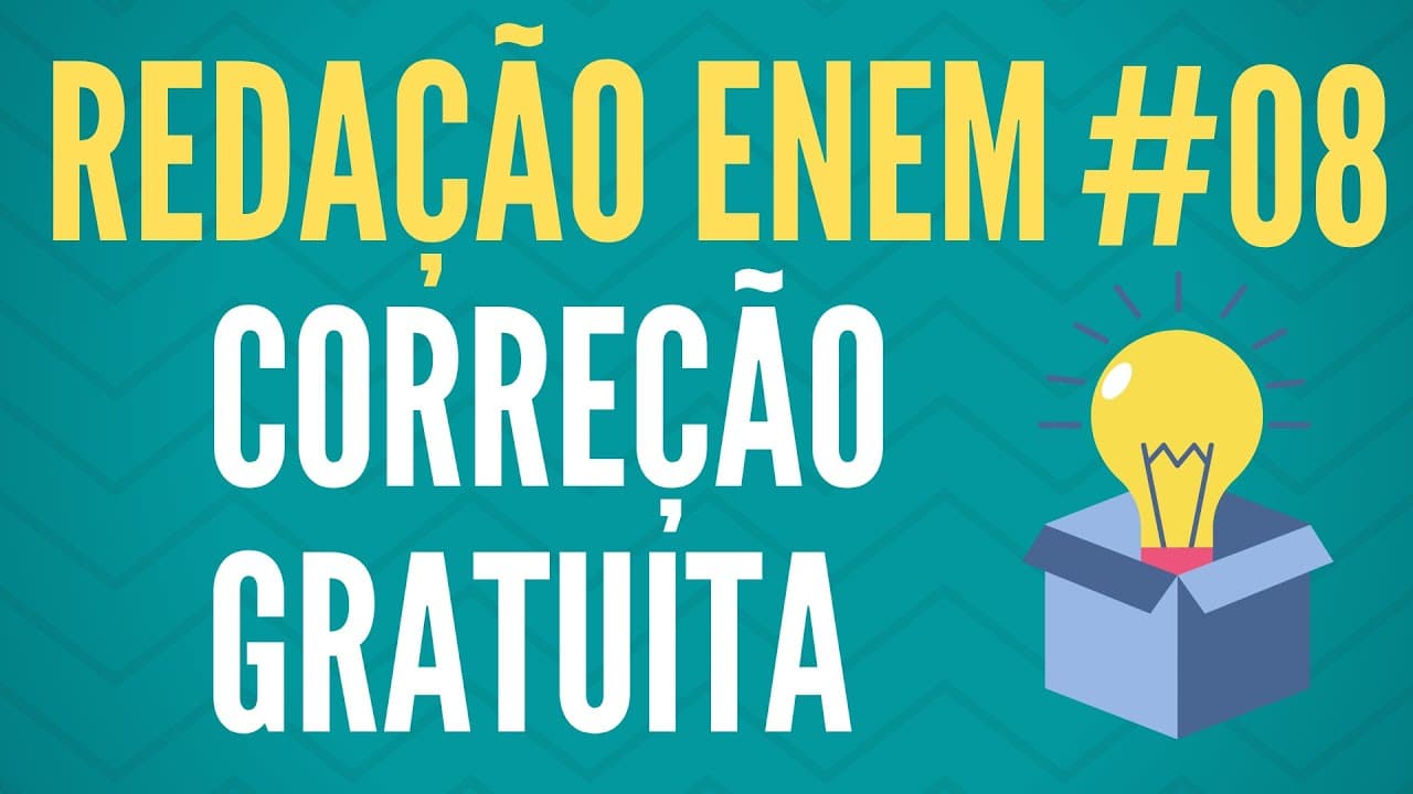 Thumbnail: Redação ENEM : Justiça com as próprias mãos | #08 Correção Gratuita