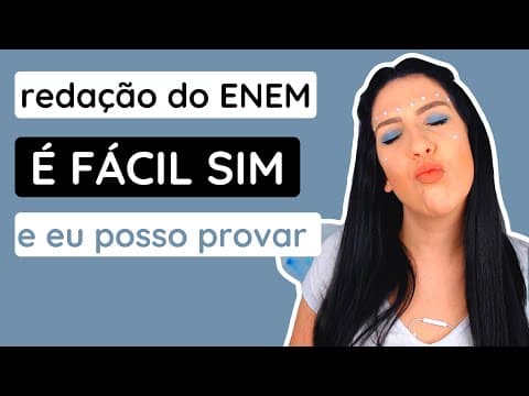 Thumbnail da aula: Redação é fácil SIM, saiba como
